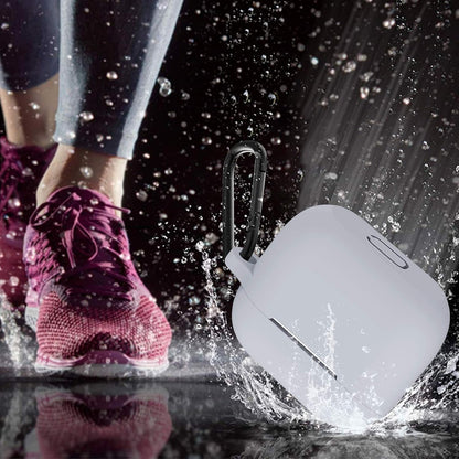 Compatible with Airpods 3 Case,Soft Silicone Protective Headphone Charging Cover with Keychain for Airpods 2021 3Rd Generation (Stone Gray)