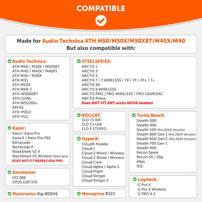 Padz Velour - the Ultimate Upgraded Earpads by Wicked Cushions - Compatible with Audio Technica, Hyperx, Steelseries Arctis - Extra Thick - Bigger Opening - Soft Memory Foam | (Speed Racer Cyan)